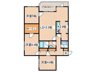 NOAII【5階】の間取り