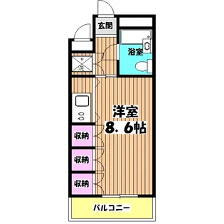 nest【4階】の間取り