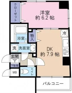 VIDA文京関口【4階】の間取り