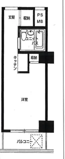 ライオンズマンション歌舞伎町【2階】の間取り