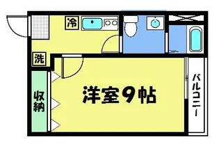 フラッティ堀川下立売【3階】の間取り