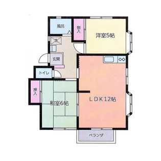 ウイングライフ【2階】の間取り