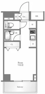 ARTESSIMO LINK BREZZA【3階】の間取り