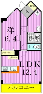 ワコーレ鎌ヶ谷II号館【2階】の間取り