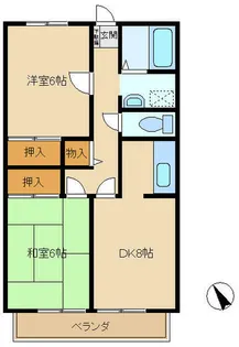 フォレスト・テラ951【2階】の間取り