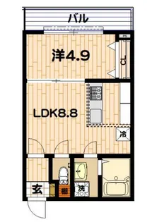 アルドゥール上永谷壱番館【1階】の間取り