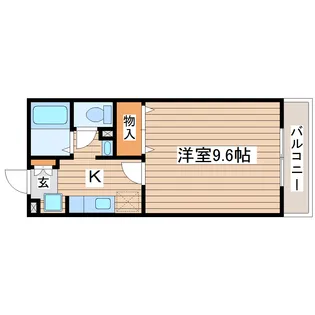 セピアコート【1階】の間取り