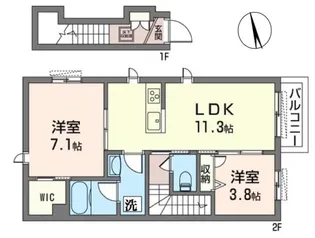 Dreamio【2階】の間取り