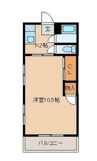 菊池マンション【1階】の間取り