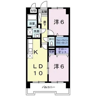 サンステージ【5階】の間取り