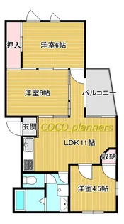 YUI 5【3階】の間取り