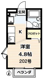 マイハイツ【2階】の間取り