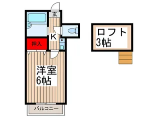ベルパレス【2階】の間取り