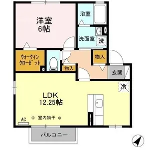 ローズコート西三島 B【2階】の間取り