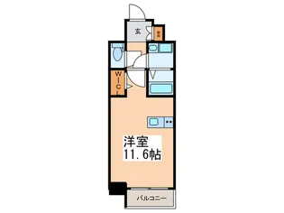 プレサンスジェネ鶴舞【6階】の間取り