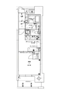グローベルザ・スイート上野【7階】の間取り
