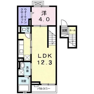 サリクス【4階】の間取り