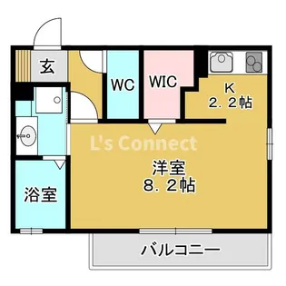 D’room八乙女中央D棟【1階】の間取り