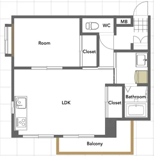 MATRIX(マトリックス)【5階】の間取り