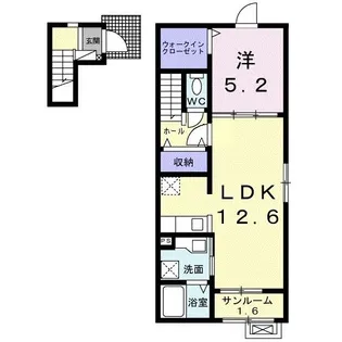 コーポラス院台 B【2階】の間取り