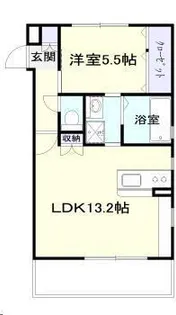 アルテマイスター鶴島【3階】の間取り