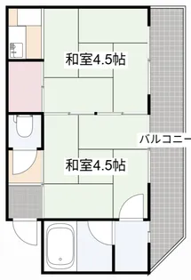藤田ハイツ【2階】の間取り