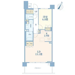 プロミライズ青葉台Cブロック【4階】の間取り