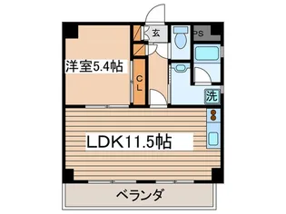 ラム-ル寺田【2階】の間取り