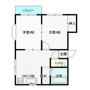メゾンデエスポワールII【3階】の間取り