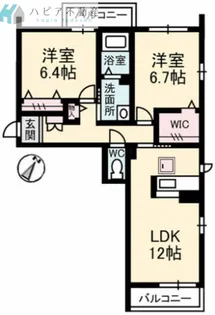 エクセルコート【2階】の間取り
