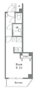 Bellezza品川【7階】の間取り
