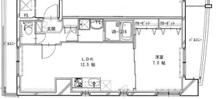 パークヒルズ町田【6階】の間取り