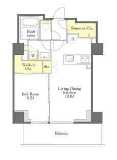 プライムメゾン江古田の杜ウェスト【3階】の間取り