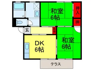 シャルマンエステ-ト【2階】の間取り