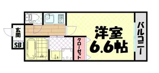 アスヴェル江戸堀【2階】の間取り