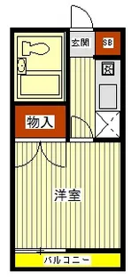 グレイスコーポ【2階】の間取り