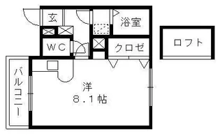 レリブ野口【3階】の間取り