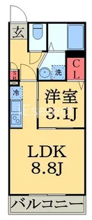 YS Maruceau(ワイエスマルソー)【2階】の間取り