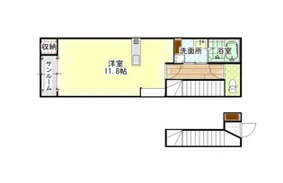 ヒメル【2階】の間取り