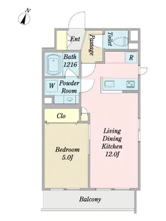 ヴァンヴェール石神井公園【1階】の間取り