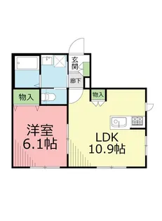 メルヴェーユ鵠沼【1階】の間取り