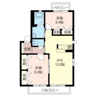 アライブハイツ【2階】の間取り