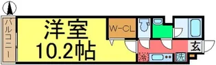 リブリ・グランパル江戸川【1階】の間取り