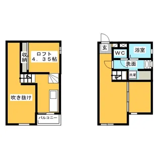 サンアリーナ桑名 イースト【1階】の間取り