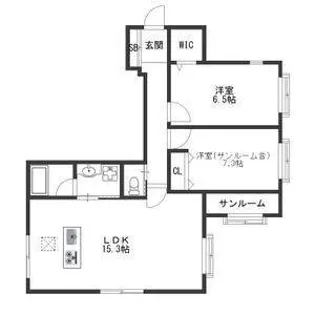 トヴォクレハ【1階】の間取り