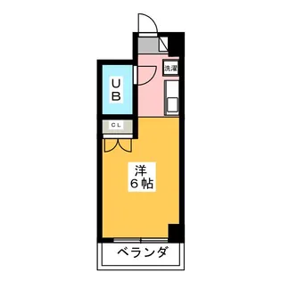 スプリーム横浜【4階】の間取り