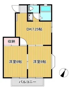 グランハイム宮津台B【2階】の間取り