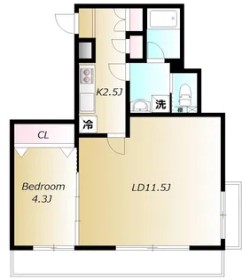 セルリアンパーク根岸【2階】の間取り