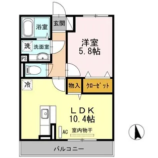 グリーンヒルズ I【2階】の間取り