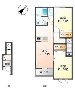 セリシール【2階】の間取り